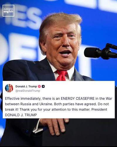 Трампа кхьена, Россияни Украина энергетикадин ислягьвализ рази хьана.